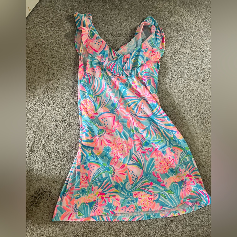 🌺 Lilly Pulitzer Sleeveless Swing Dress – Size Small – Like New! 🌺